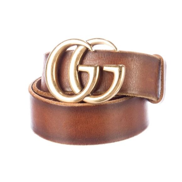 Gucci GG MARMONT WIDE BELT - Brown - Picture 3 of 8